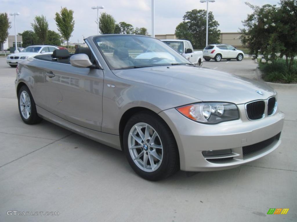 Cashmere Silver Metallic 2011 BMW 1 Series 128i Convertible Exterior Photo #42167008