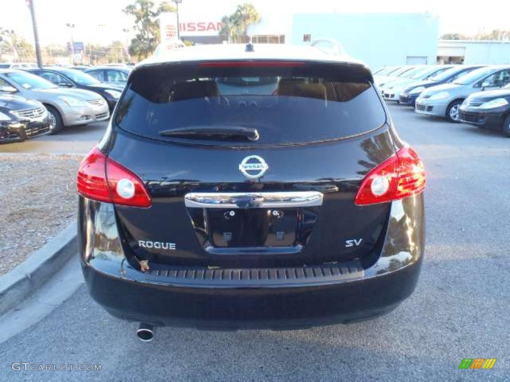 2011 Rogue SV - Wicked Black / Gray photo #4