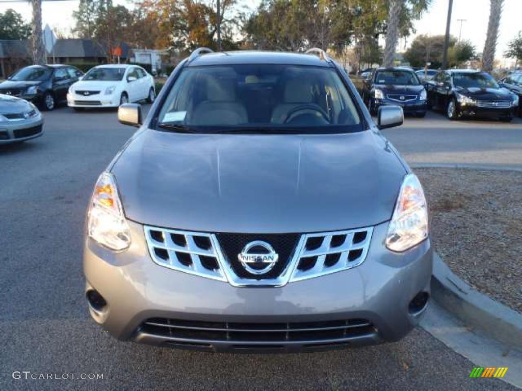 2011 Rogue SV - Gotham Gray Metallic / Gray photo #2