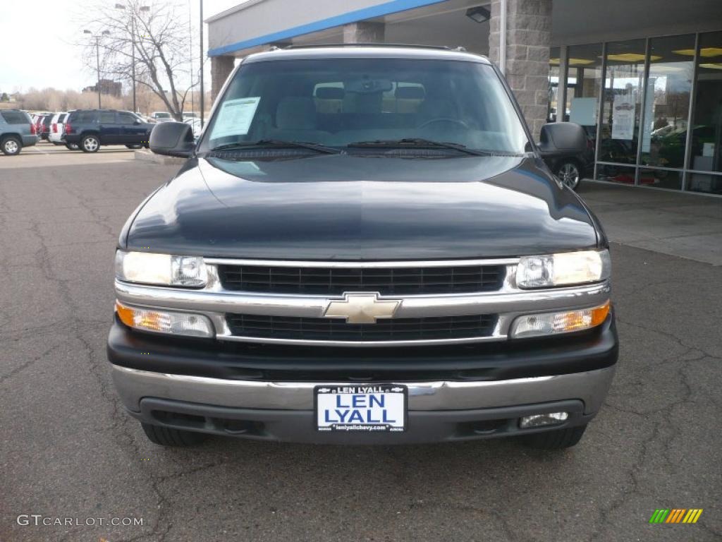 2004 Suburban 1500 LS 4x4 - Dark Green Metallic / Gray/Dark Charcoal photo #3