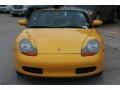2001 Speed Yellow Porsche Boxster   photo #5