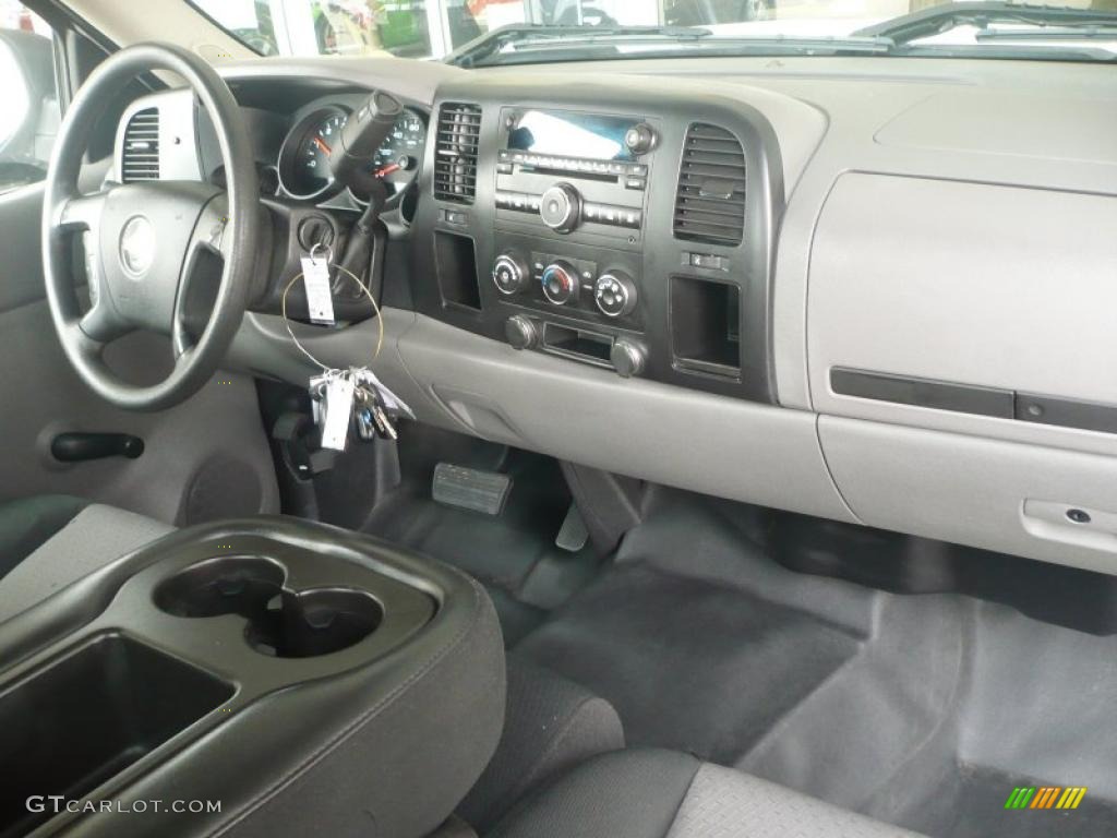 2008 Silverado 1500 Work Truck Extended Cab - Summit White / Dark Titanium photo #15