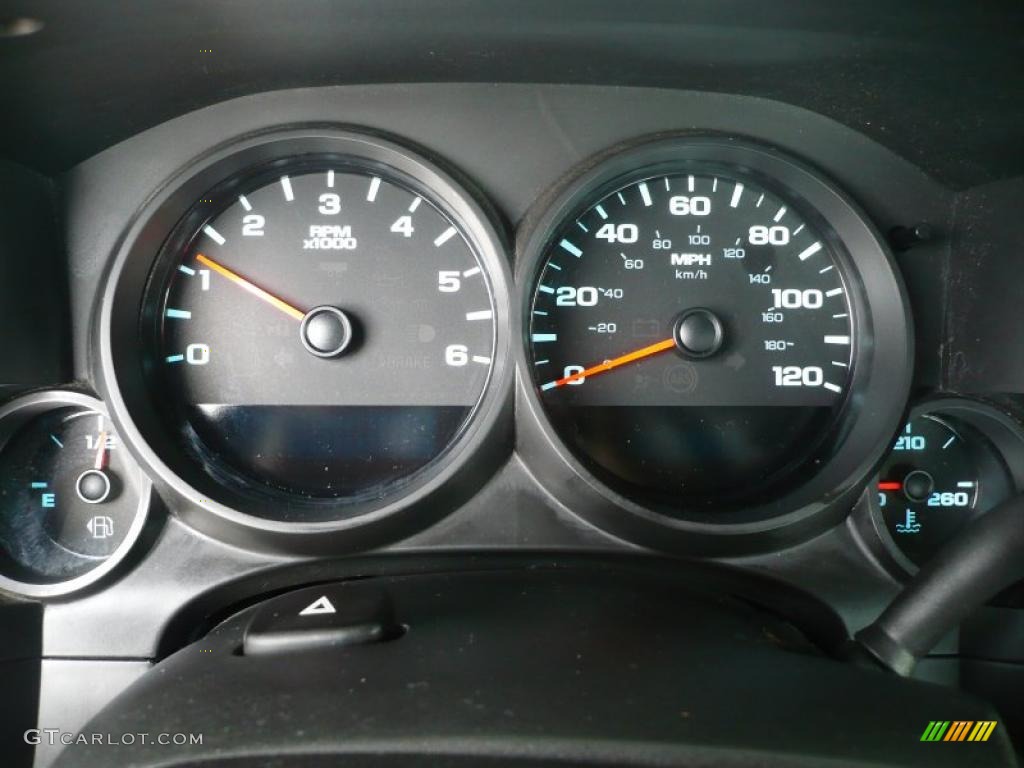 2008 Chevrolet Silverado 1500 Work Truck Extended Cab Gauges Photo #42170036