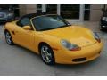 2001 Speed Yellow Porsche Boxster   photo #19