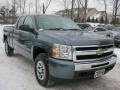 2009 Blue Granite Metallic Chevrolet Silverado 1500 LS Extended Cab 4x4  photo #15