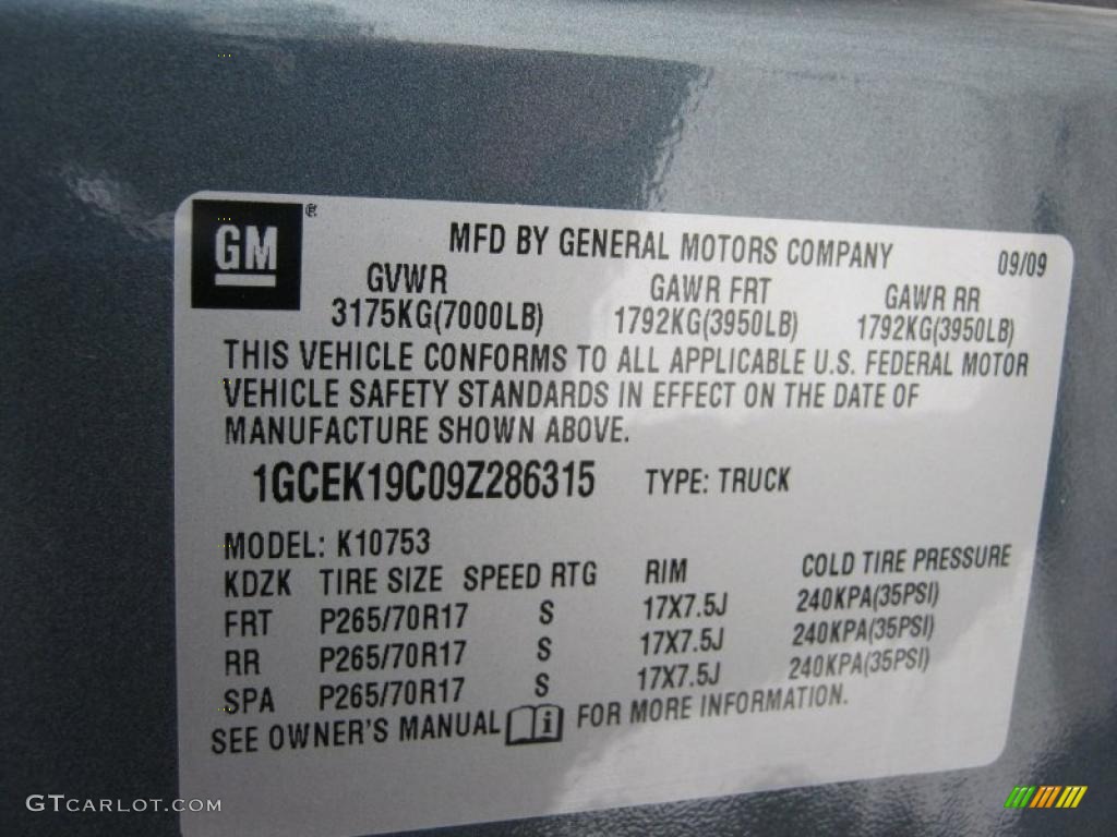 2009 Silverado 1500 LS Extended Cab 4x4 - Blue Granite Metallic / Dark Titanium photo #22