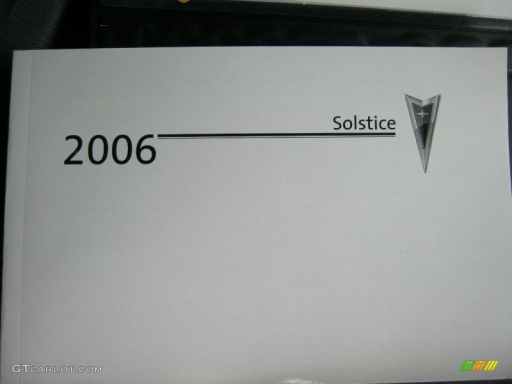 2006 Solstice Roadster - Cool Silver / Ebony photo #23