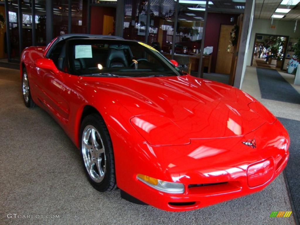 2004 Corvette Coupe - Torch Red / Black photo #4