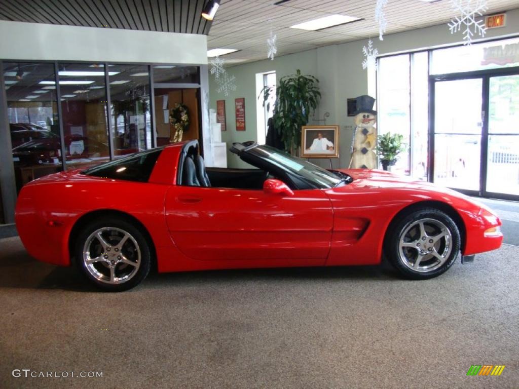 2004 Corvette Coupe - Torch Red / Black photo #6