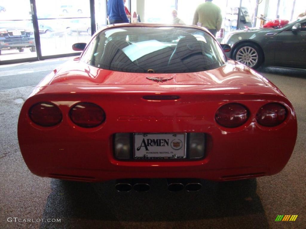 2004 Corvette Coupe - Torch Red / Black photo #9
