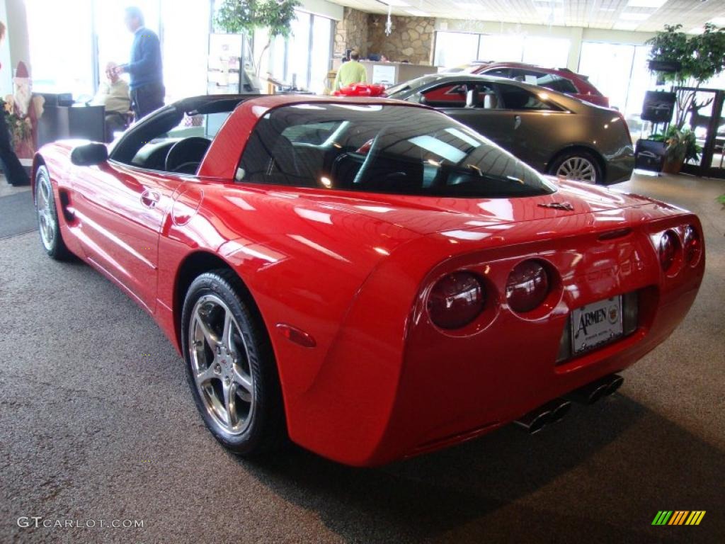 2004 Corvette Coupe - Torch Red / Black photo #10