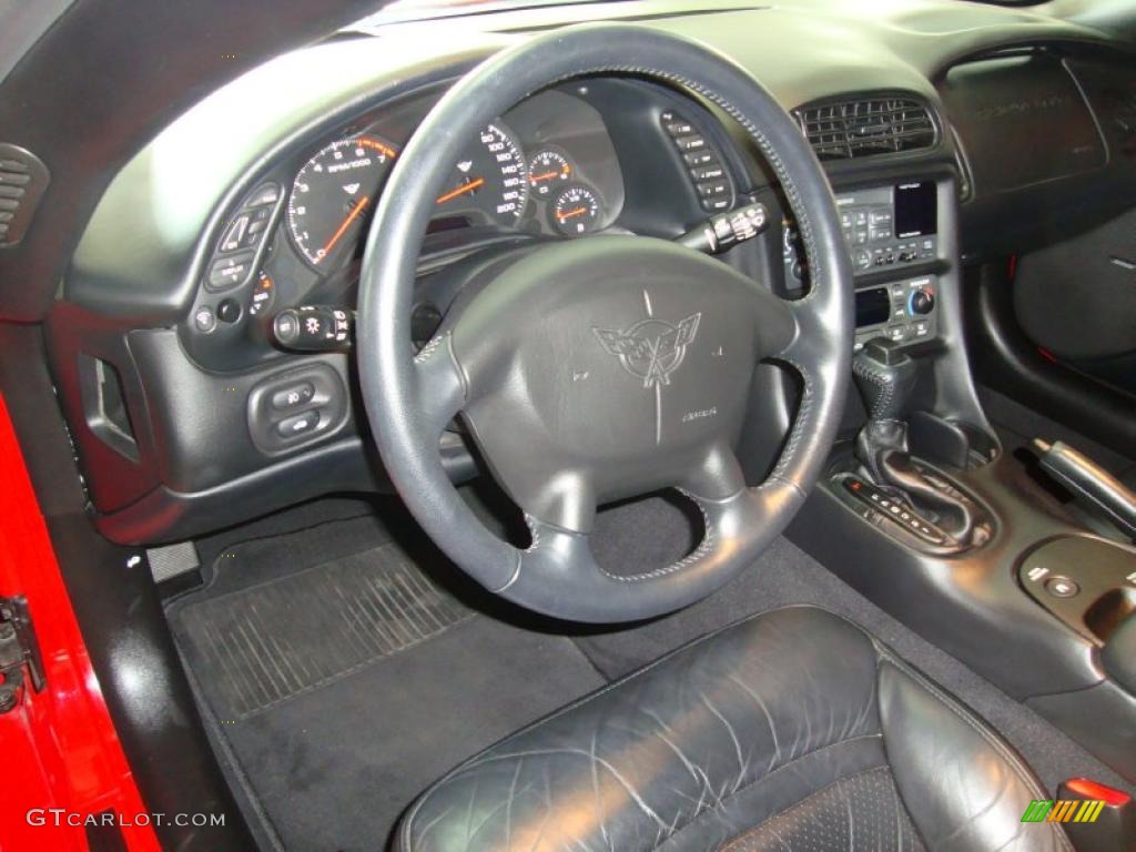 2004 Corvette Coupe - Torch Red / Black photo #11