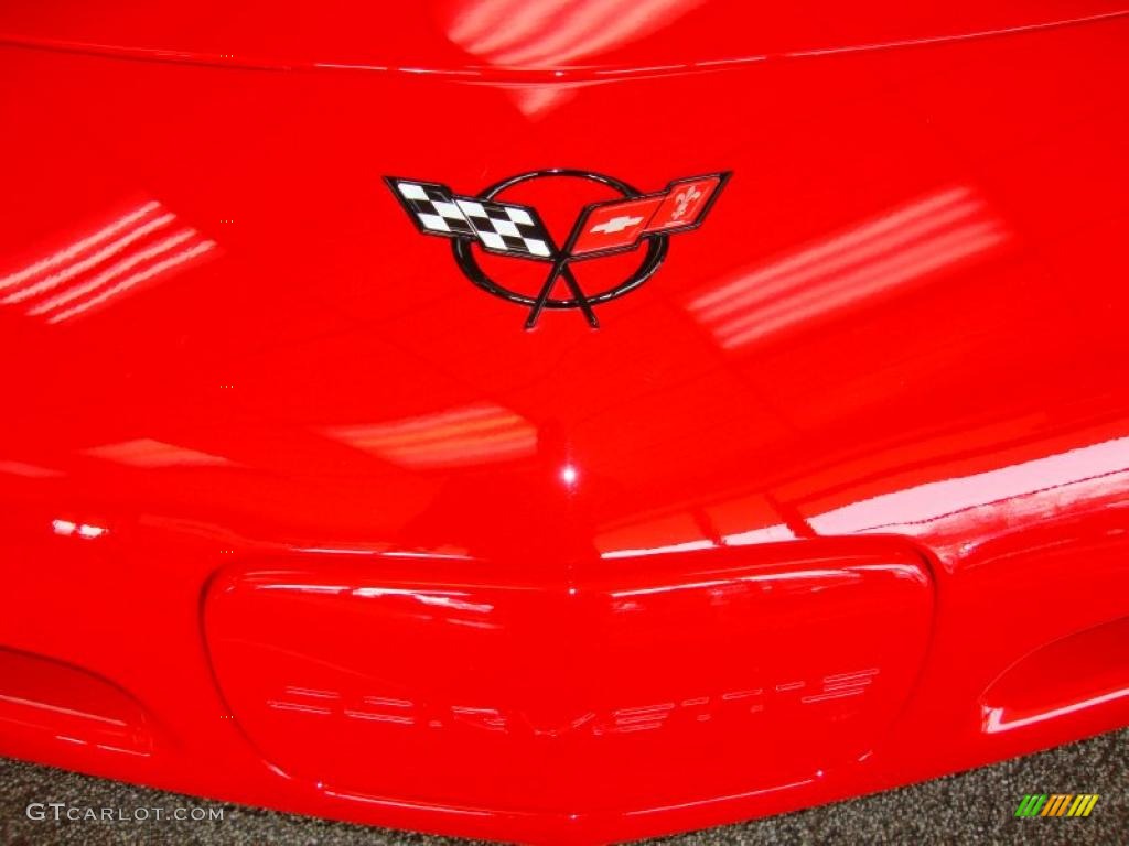 2004 Corvette Coupe - Torch Red / Black photo #24