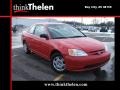 2001 Rallye Red Honda Civic LX Coupe  photo #1