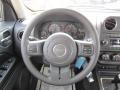 Dark Slate Gray 2011 Jeep Patriot Sport Steering Wheel