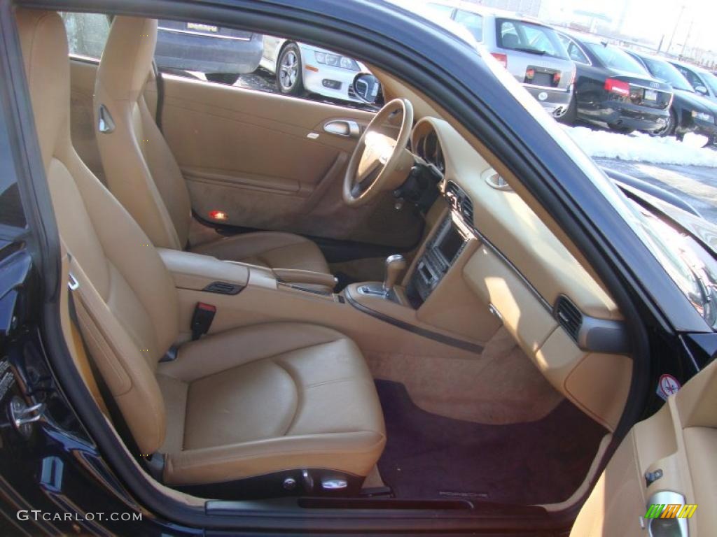 2007 911 Carrera Coupe - Midnight Blue Metallic / Natural Leather Brown photo #19