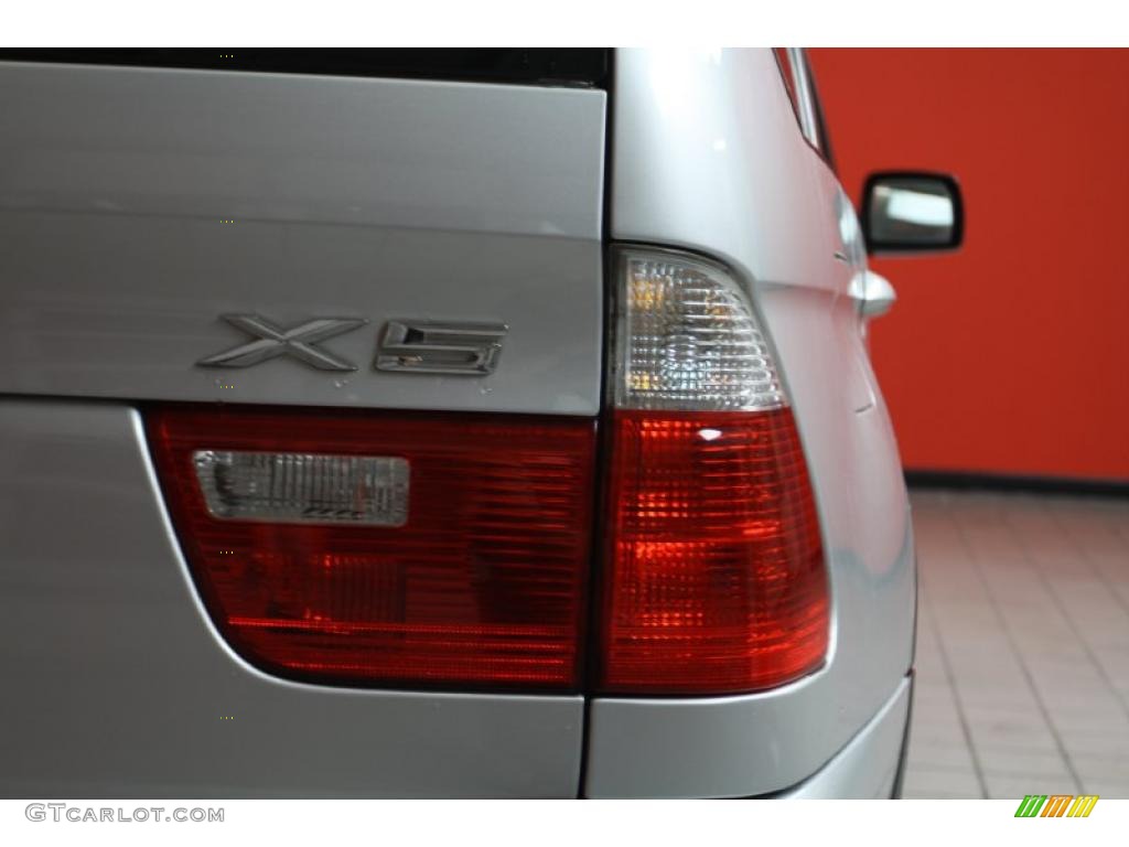 2005 X5 3.0i - Titanium Silver Metallic / Black photo #14