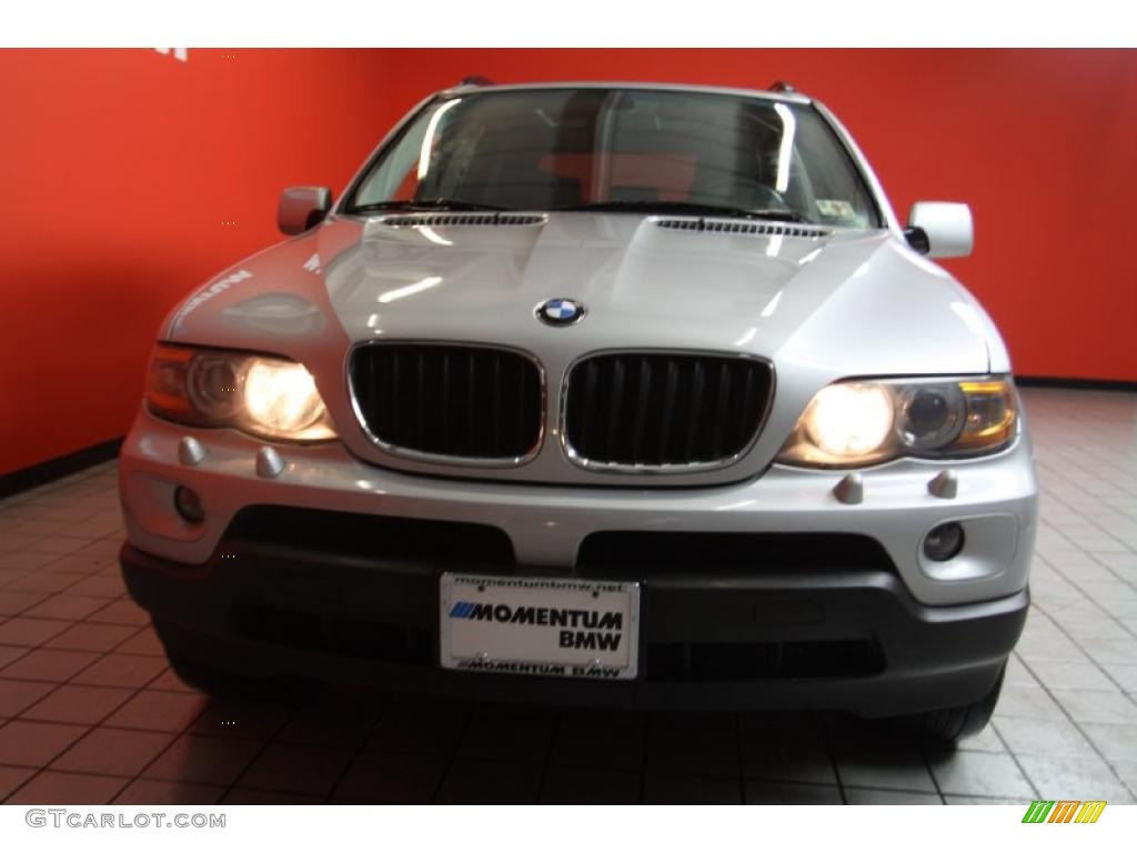 2005 X5 3.0i - Titanium Silver Metallic / Black photo #22