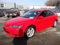 2004 Volcanic Red Mazda MAZDA6 s Hatchback  photo #2