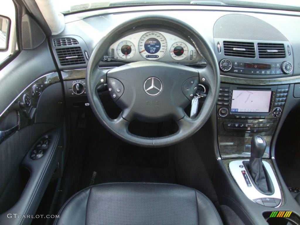 2005 Mercedes-Benz E 55 AMG Sedan Charcoal Dashboard Photo #42183548