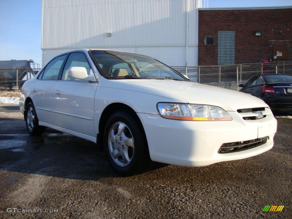 1999 Accord EX Sedan - Taffeta White / Ivory photo #5