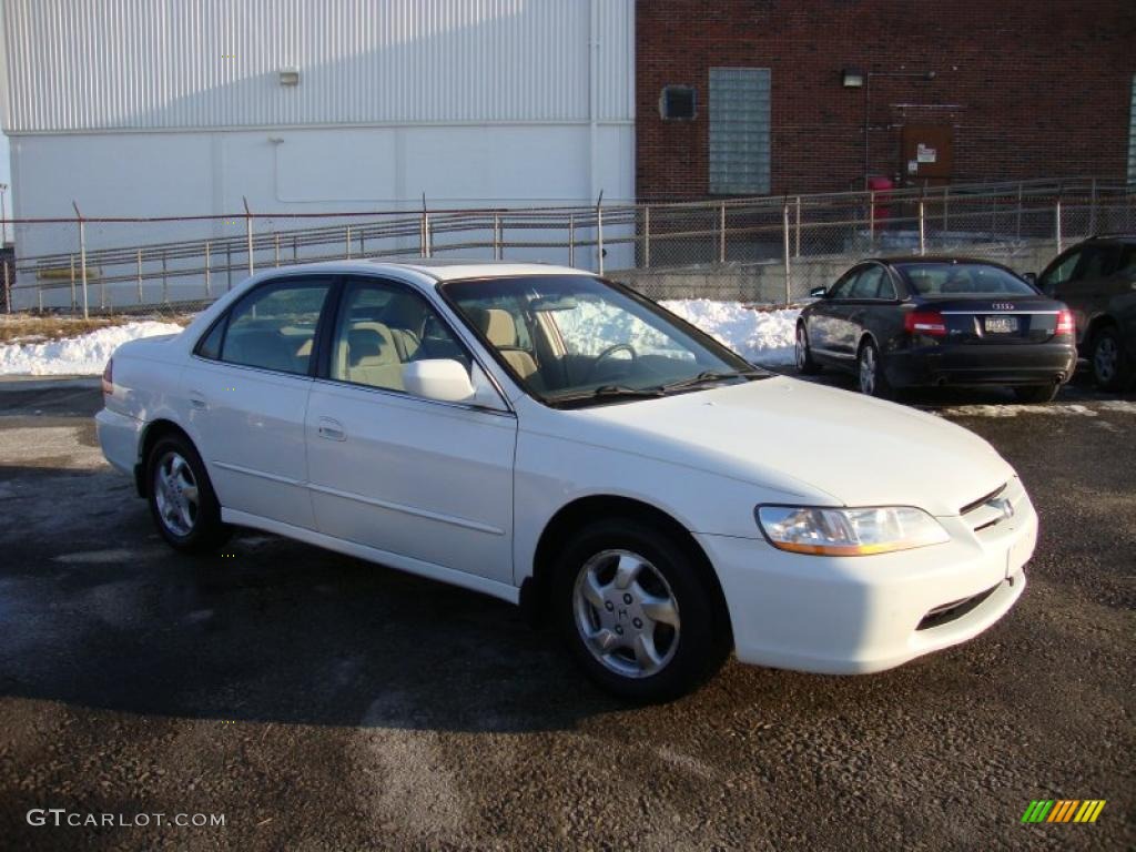 1999 Accord EX Sedan - Taffeta White / Ivory photo #6