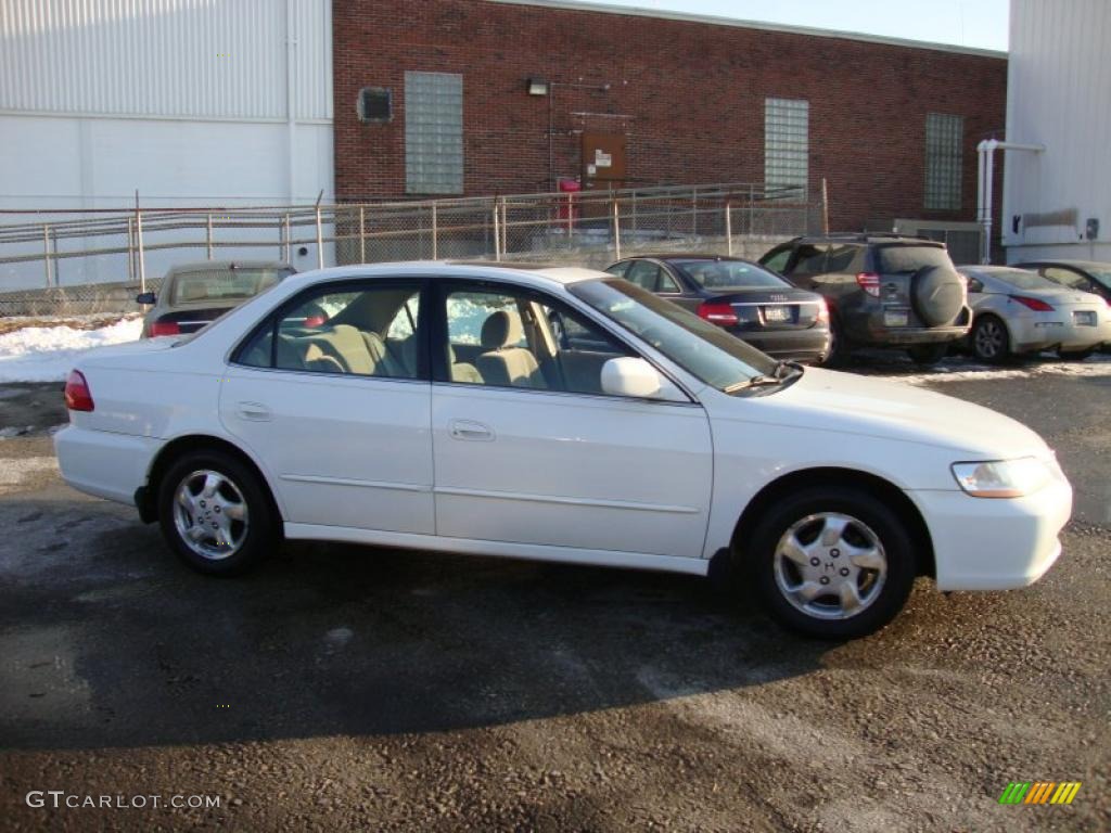 1999 Accord EX Sedan - Taffeta White / Ivory photo #7