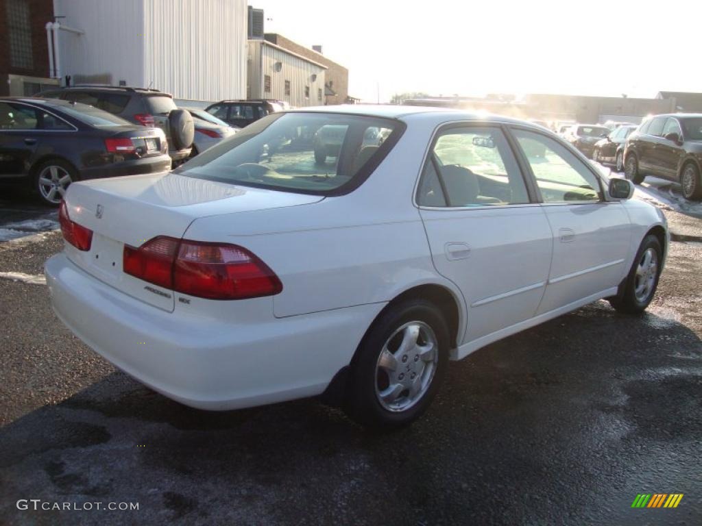1999 Accord EX Sedan - Taffeta White / Ivory photo #8