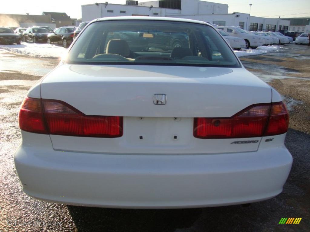 1999 Accord EX Sedan - Taffeta White / Ivory photo #9