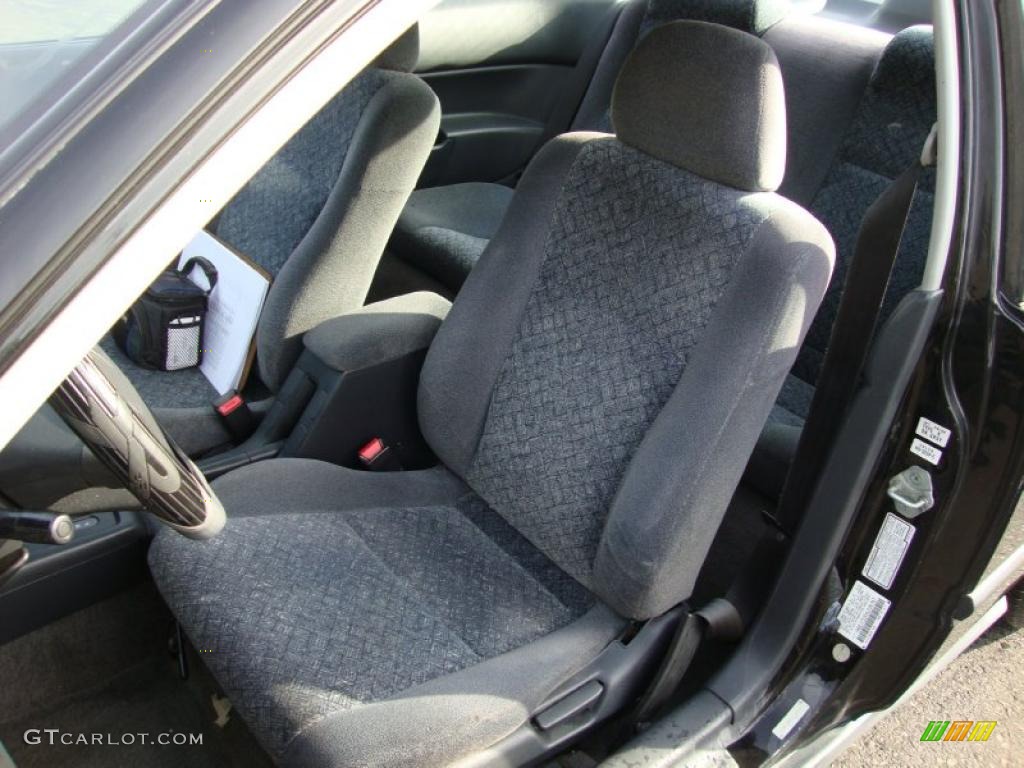 Black Interior 1997 Honda Civic HX Coupe Photo #42185470