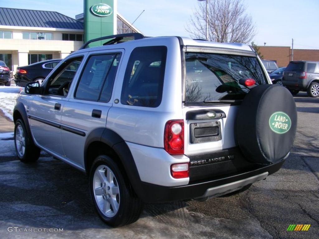 2004 Freelander HSE - Zambezi Silver Metallic / Black photo #3