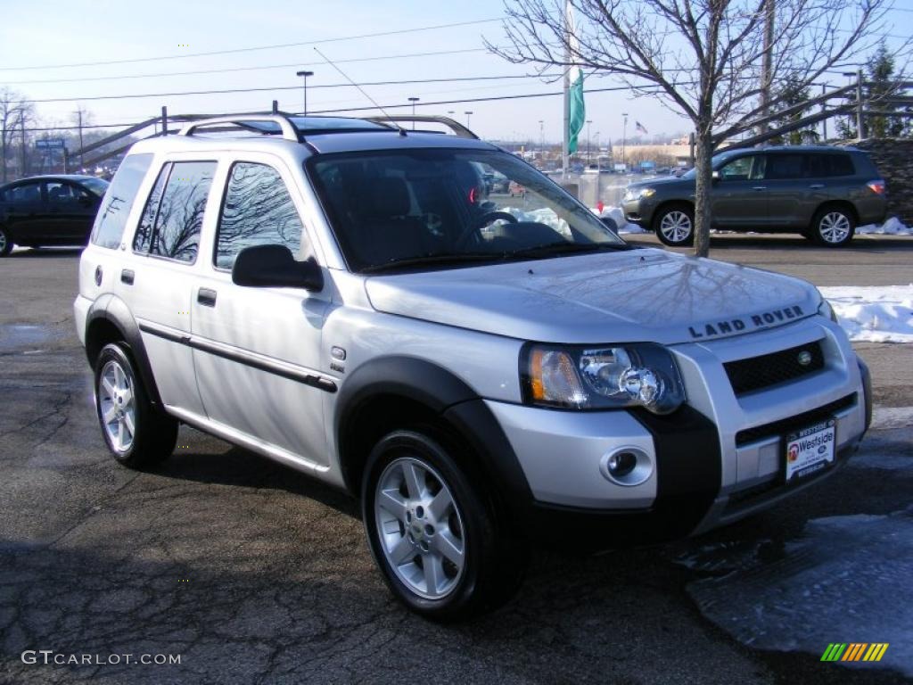 2004 Freelander HSE - Zambezi Silver Metallic / Black photo #7