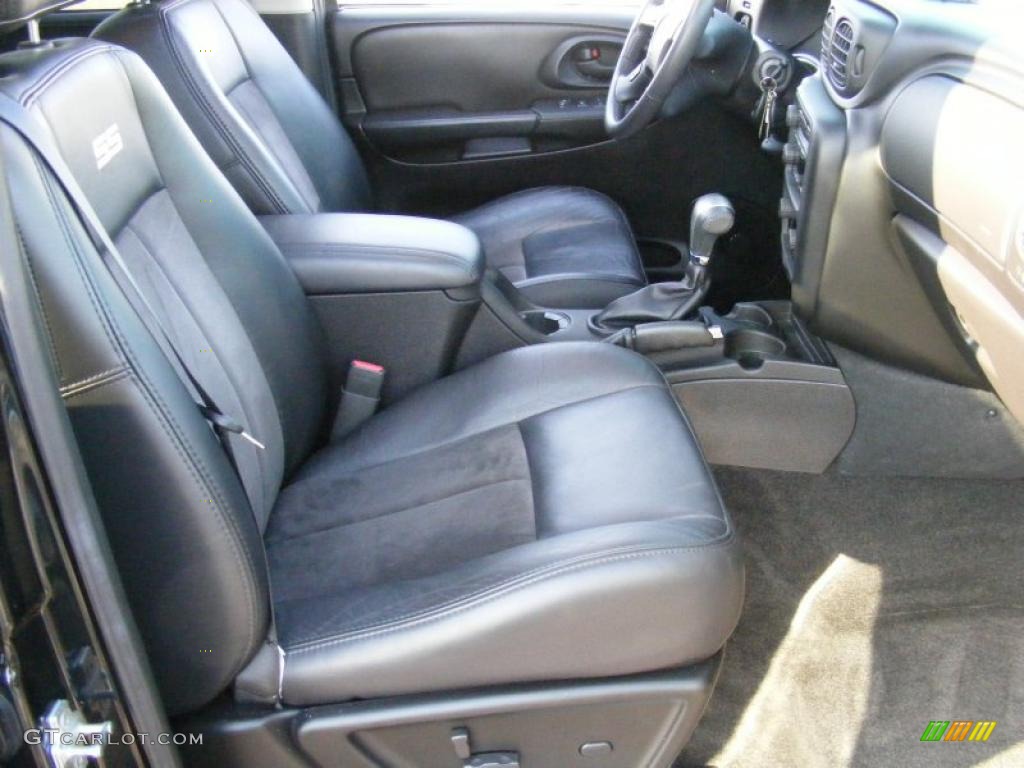 Ebony Interior 2008 Chevrolet TrailBlazer SS 4x4 Photo #42187357