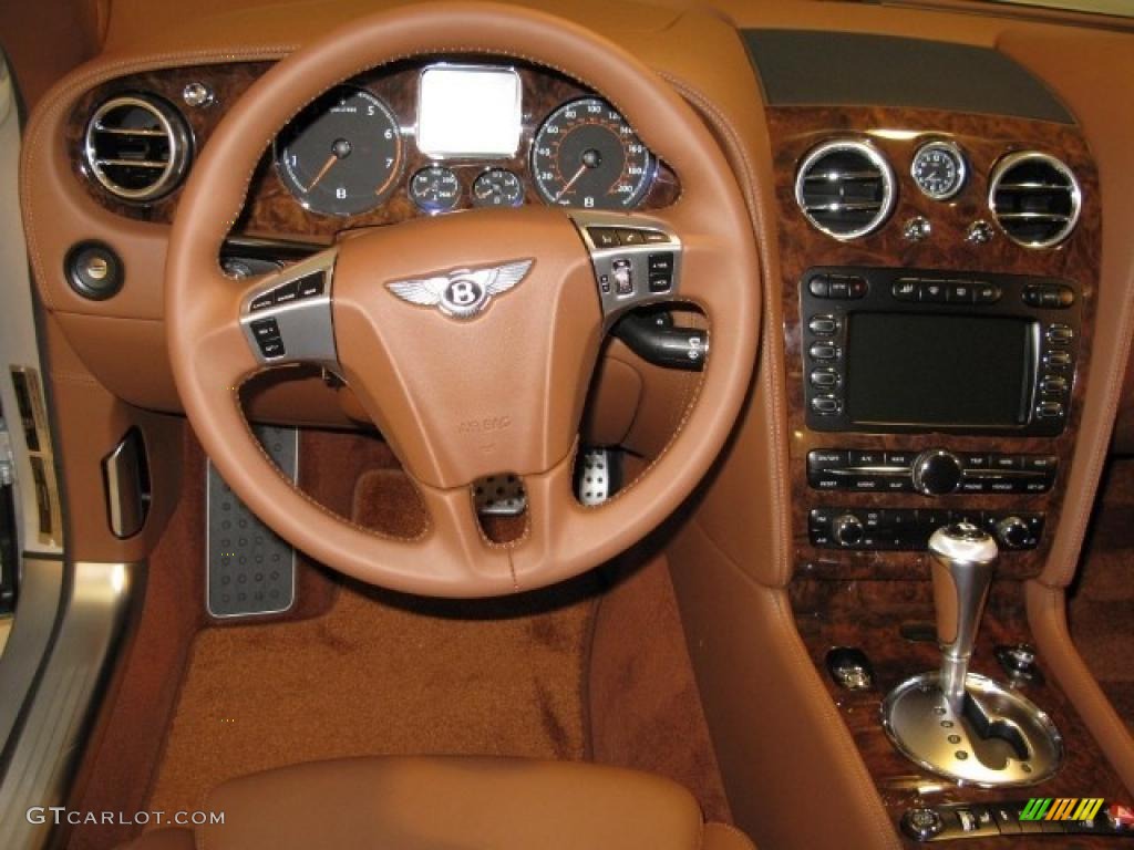 2011 Bentley Continental Flying Spur Speed Cognac Dashboard Photo #42188791