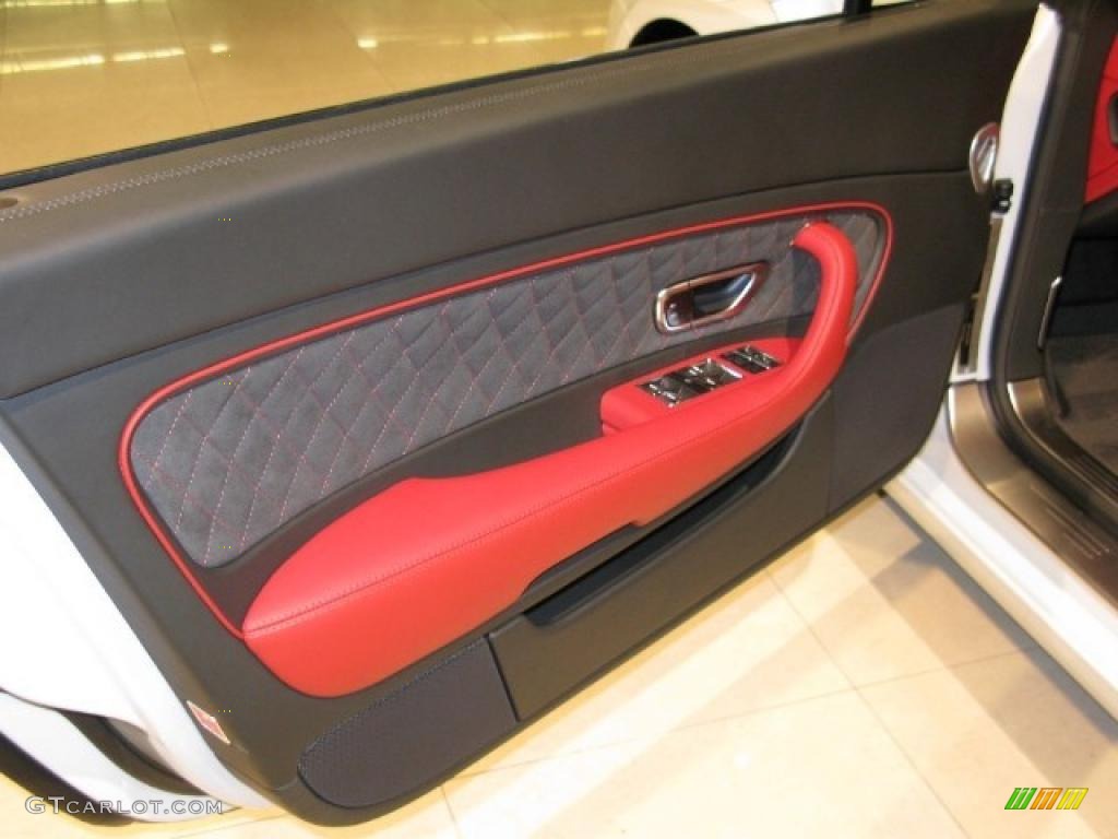 2011 Bentley Continental GTC Supersports Beluga/Hotspur Door Panel Photo #42189463