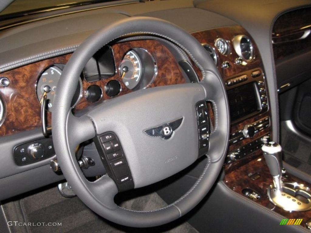 2011 Bentley Continental Flying Spur Standard Continental Flying Spur Model Beluga Steering Wheel Photo #42189711