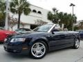 Moro Blue Pearl Effect 2007 Audi A4 2.0T Cabriolet