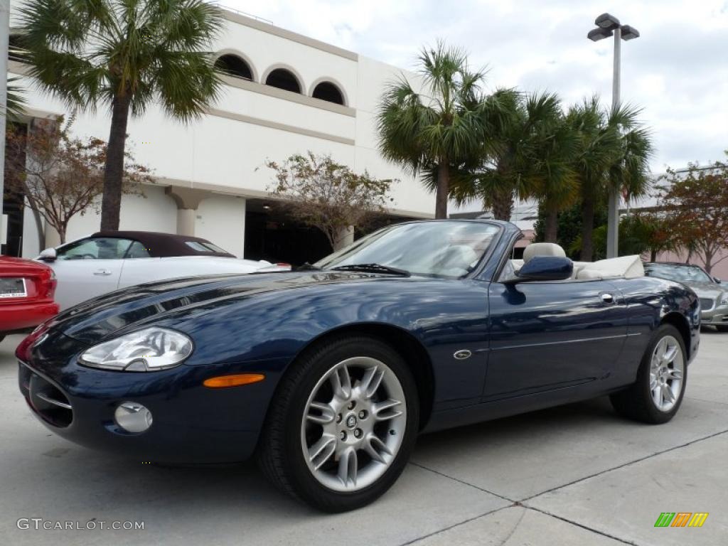 Sapphire Blue Metallic 2002 Jaguar XK XK8 Convertible Exterior Photo #42190435