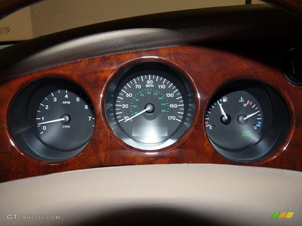 2002 Jaguar XK XK8 Convertible Gauges Photo #42190979