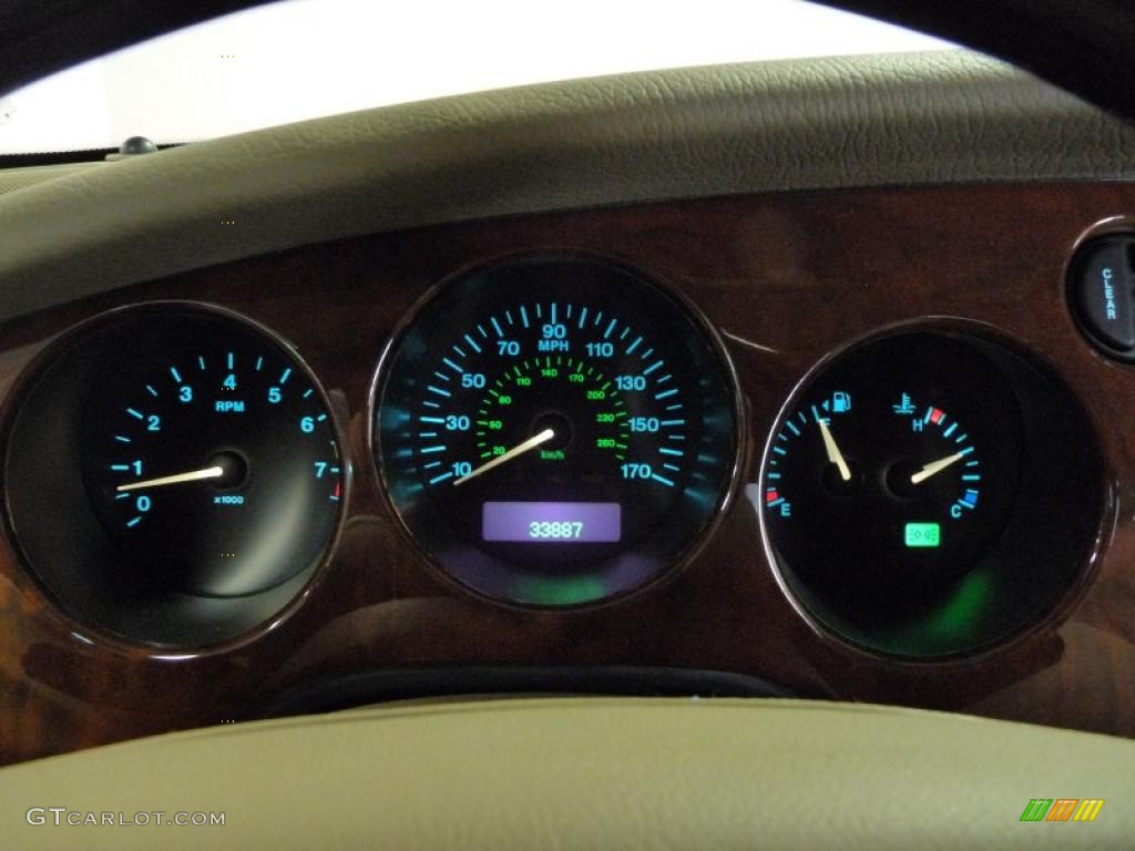 2002 Jaguar XK XK8 Convertible Gauges Photo #42190999