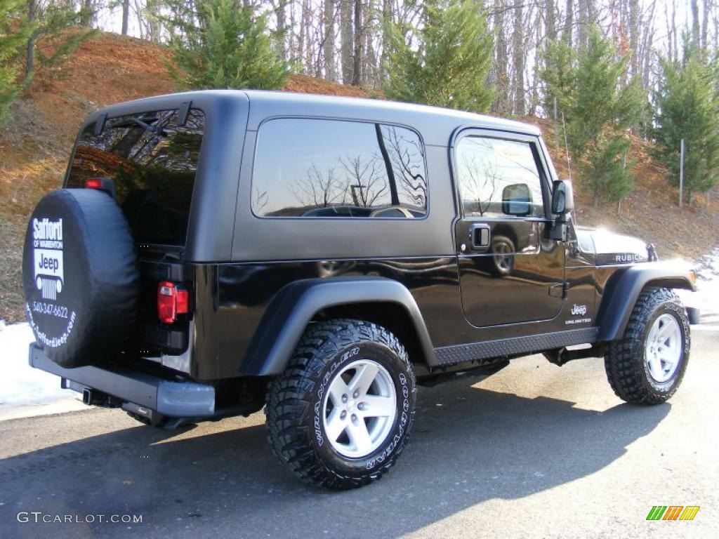 Black 2006 Jeep Wrangler Unlimited Rubicon 4x4 Exterior Photo #42191839