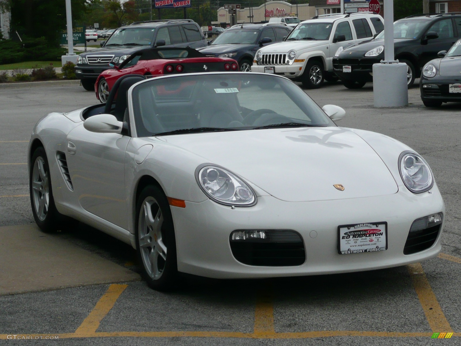 2007 Boxster  - Carrara White / Stone Grey photo #11