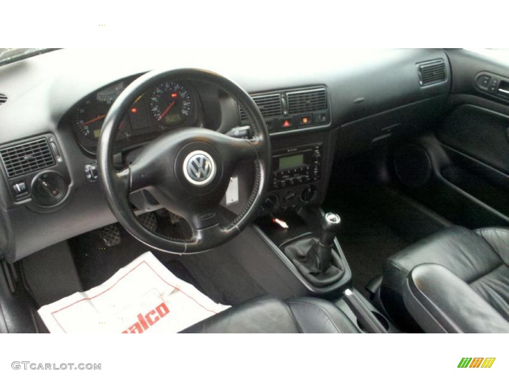 Black Interior 2003 Volkswagen GTI 1.8T Photo #42192427