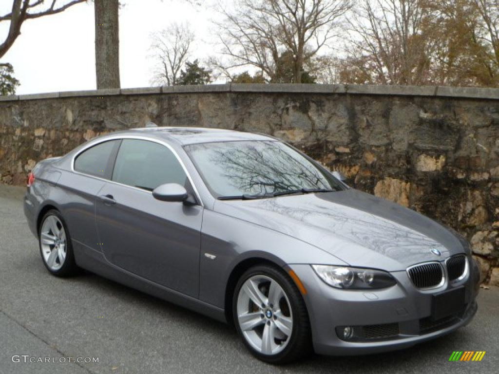 2008 3 Series 335i Coupe - Space Grey Metallic / Gray photo #1