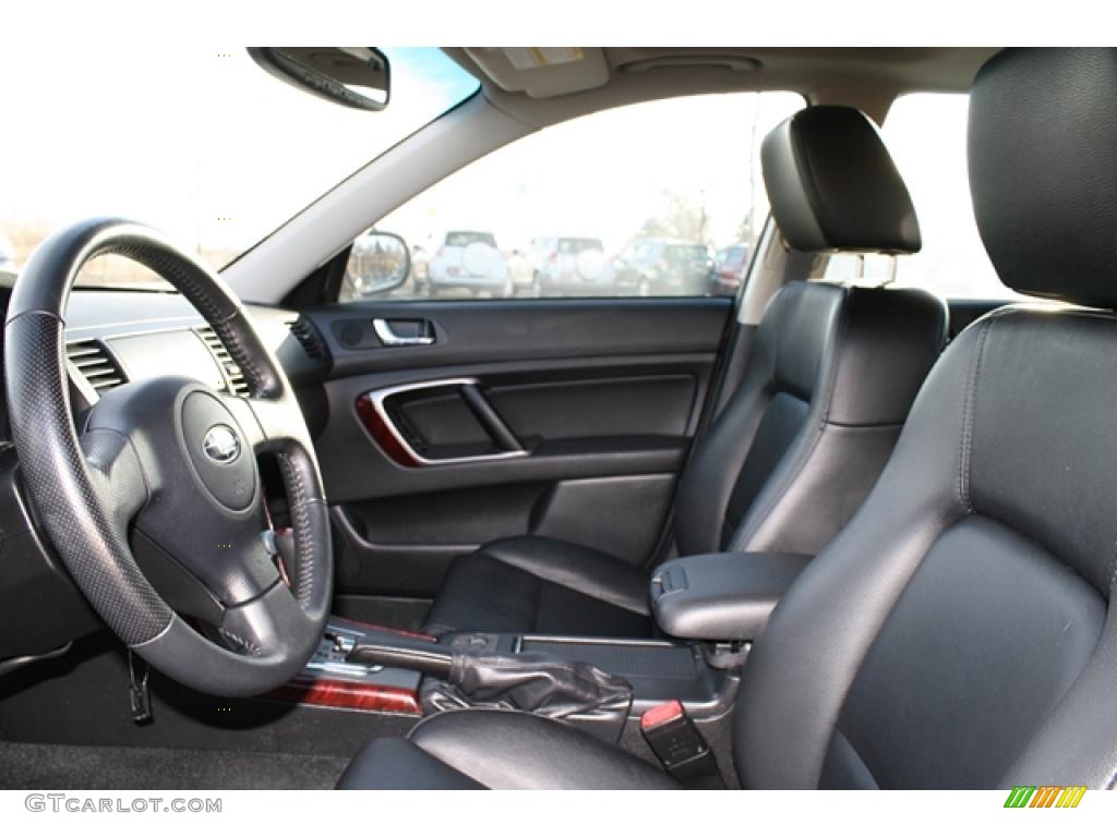 Off-Black Interior 2007 Subaru Legacy 2.5i Limited Sedan Photo #42195279