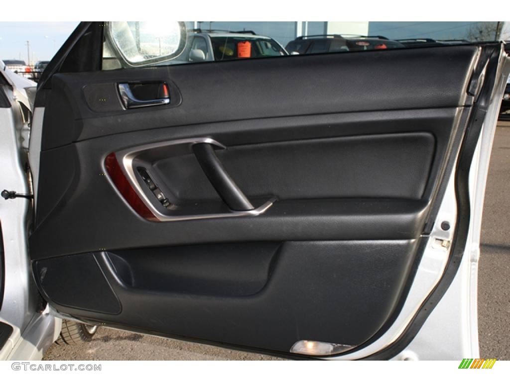 2007 Subaru Legacy 2.5i Limited Sedan Off-Black Door Panel Photo #42195367