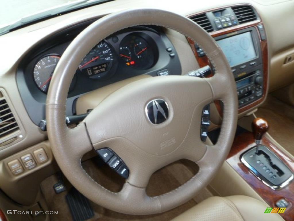 2003 Acura MDX Standard MDX Model Saddle Steering Wheel Photo #42195791