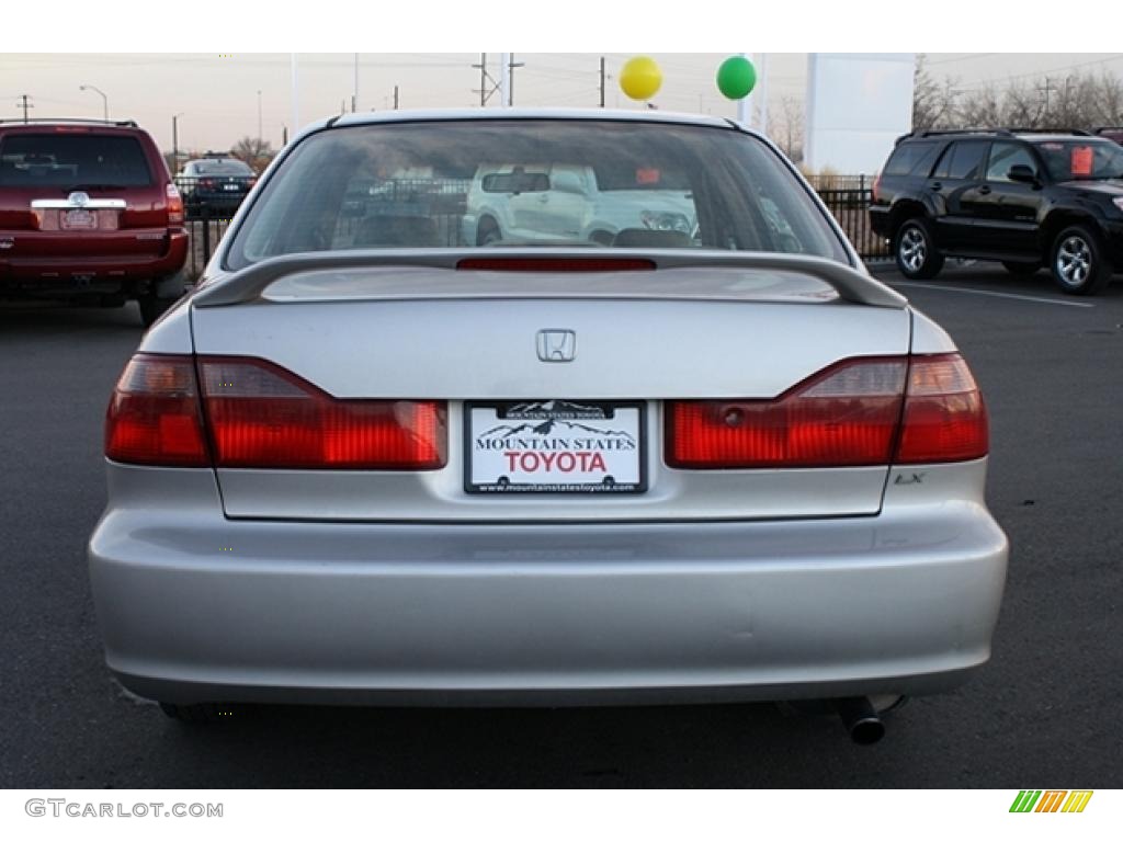 1999 Accord LX Sedan - Satin Silver Metallic / Charcoal photo #3