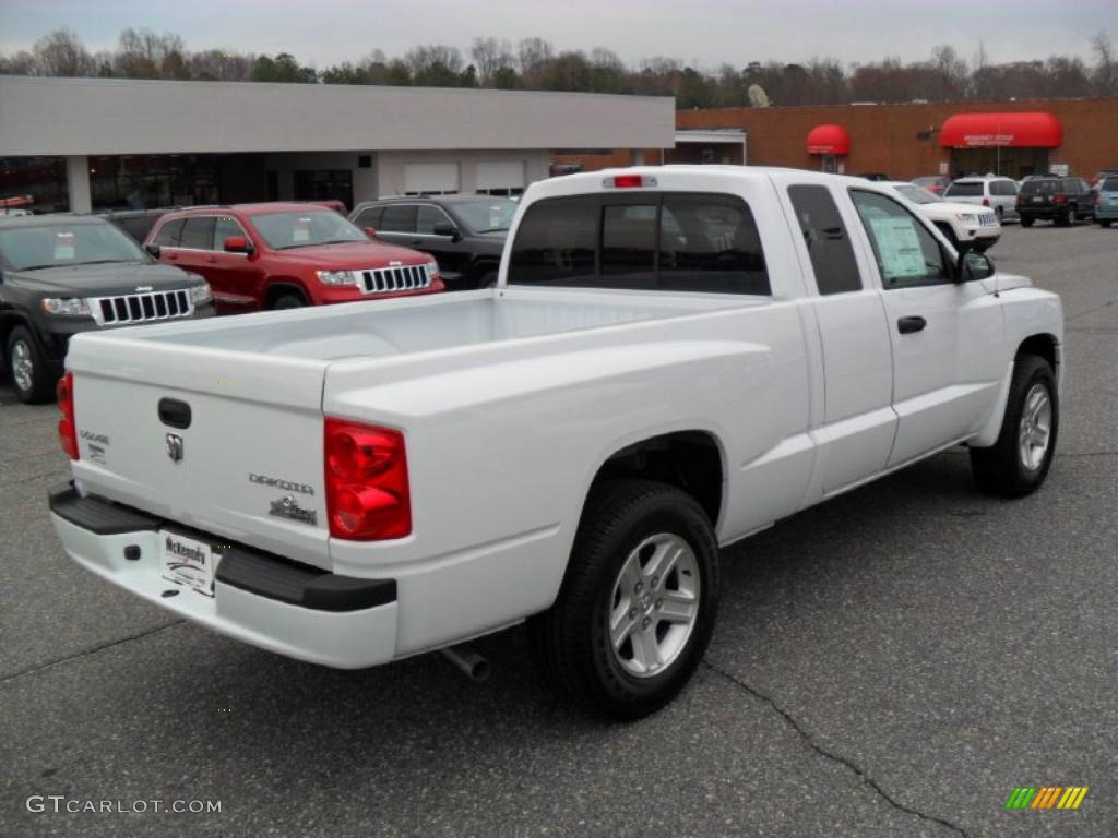 Bright White 2011 Dodge Dakota Big Horn Extended Cab Exterior Photo #42196943