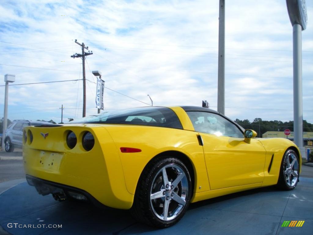 Velocity Yellow 2008 Chevrolet Corvette Coupe Exterior Photo #42197745